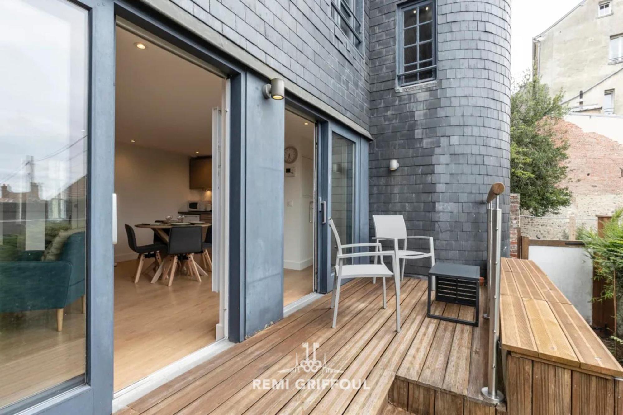 The Duplex Varin Beautiful Apartment & Garden Honfleur 4 People Exterior foto